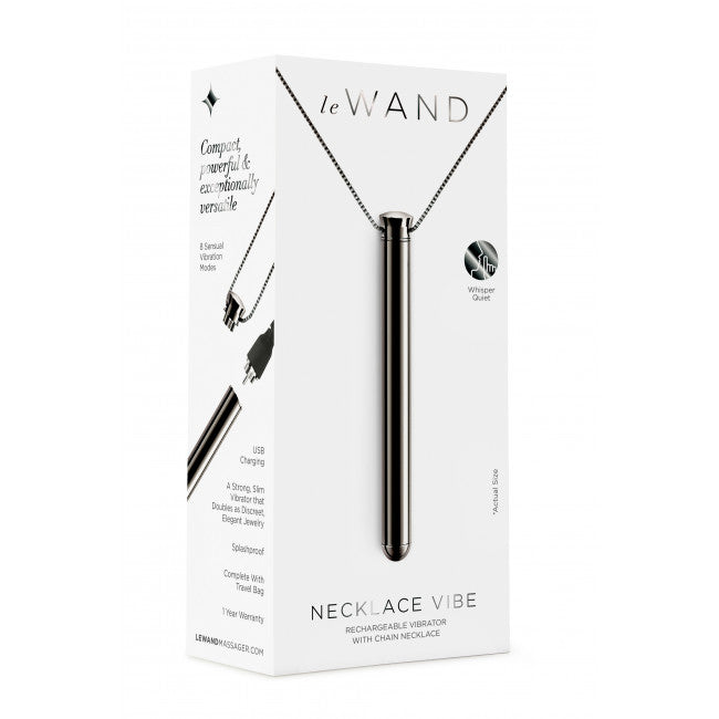 Le Wand Vibrating Necklace Black