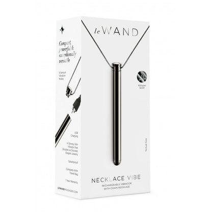 Le Wand Vibrating Necklace Black