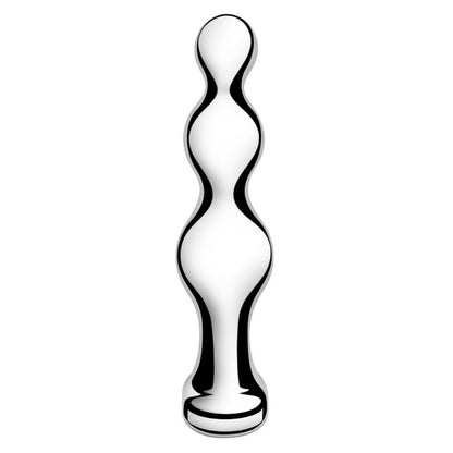 b-Vibe Stainless Steel Anal Beads Silver