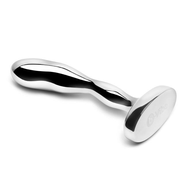 b-Vibe Stainless Steel Prostate Plug Silver