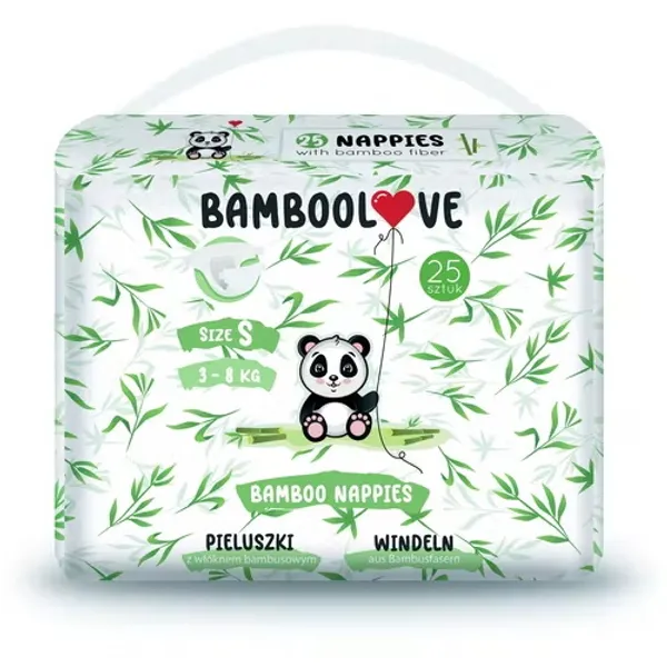 Bamboolove Lovely Pants Disposable diapers size S 3-8 kg 25 pcs