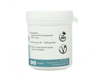 Hansen Pure Coenzyme Q10 powder, 20g