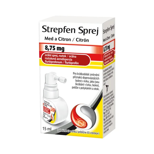 Strepfen Spray Honey and Lemon 8.75 mg 15 ml