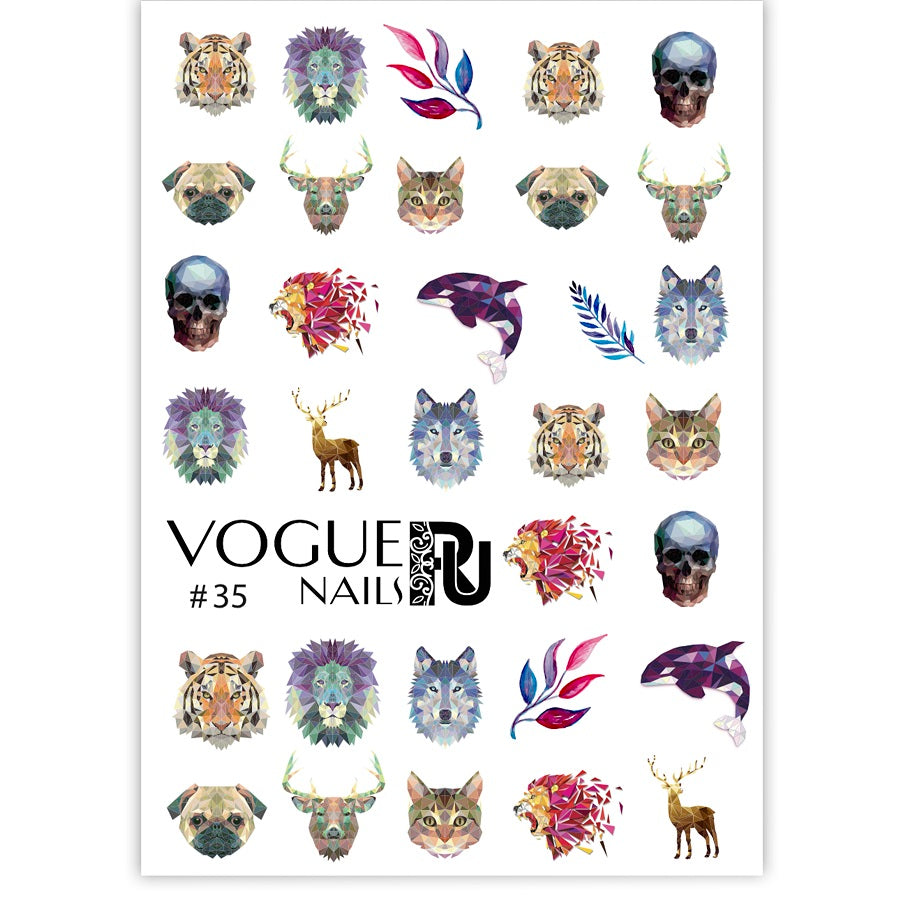 VOGUE NAILS Nail Decals - slider 35