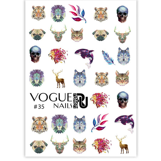 VOGUE NAILS Nail Decals - slider 35