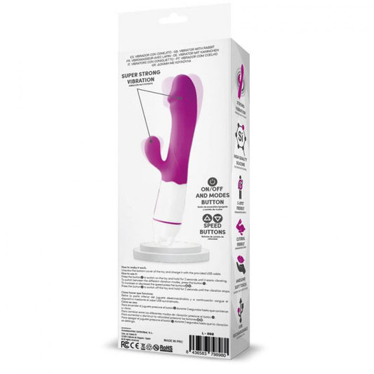 LateToBed Ellys Vibrator 36 Functions Silicone USB Purple