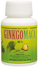 HEMANN Ginkgo maca 600 mg 100 tablets