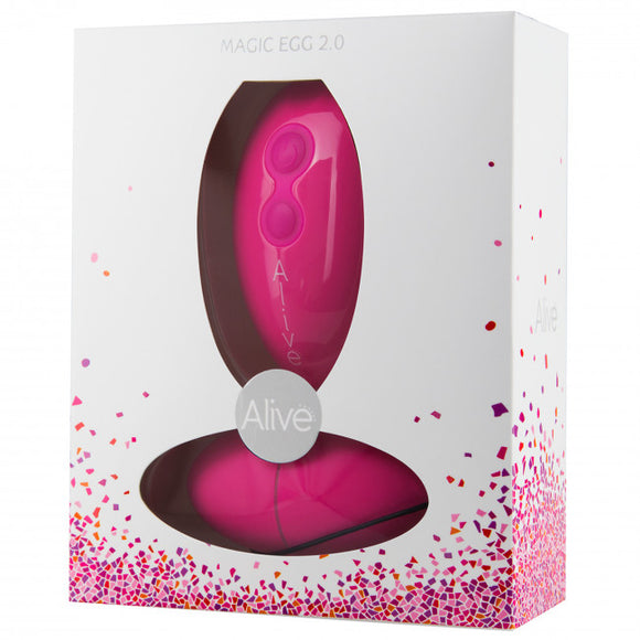 Alive Magic Egg 2.0 - Wireless Vibrating Egg 10 Functions Pink
