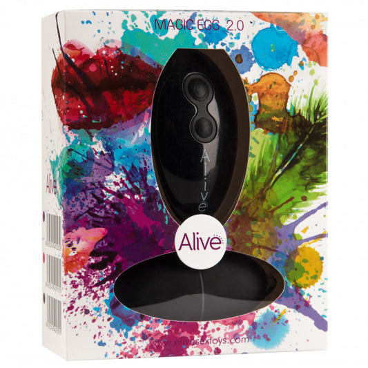 Alive Magic Egg 2.0 - Wireless Vibrating Egg 10 Functions Black