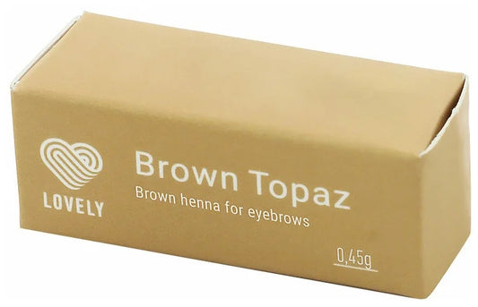 LOVELY brow henna Brown Topaz capsules / light brown 0.45 g