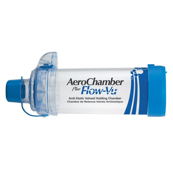 AeroChamber Plus Inhalation attachment with flap and mouthpiece