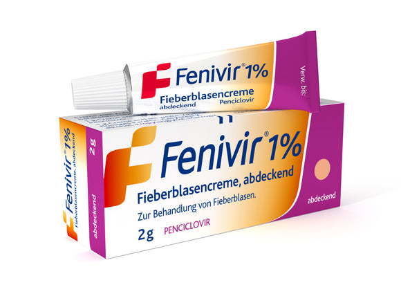 Fenivir 1% TINTED cold sore cream 2 gr