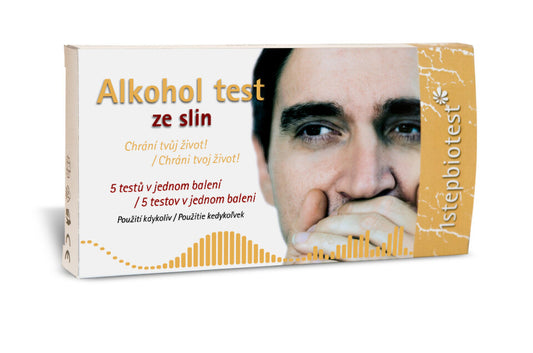 Alcohol test from saliva 5 pcs