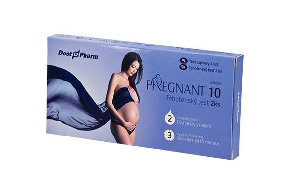 PREGNANT 10 pregnancy test 2pcs
