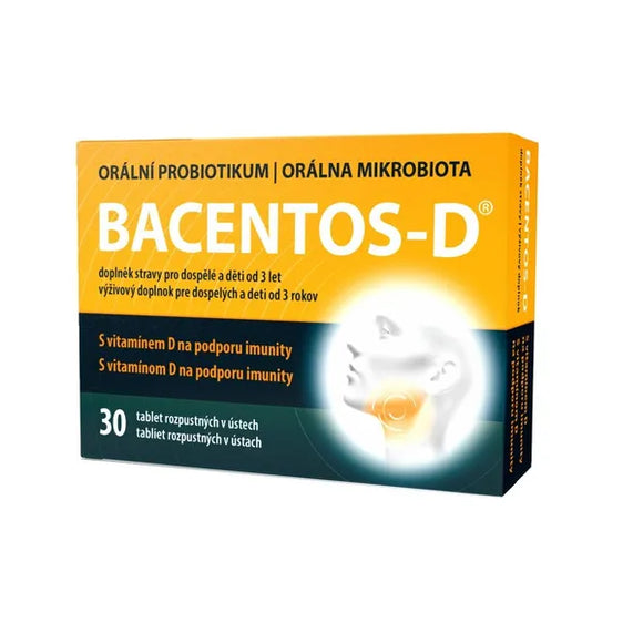 BACENTOS-D Oral probiotic 30 tablets