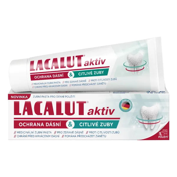 Lacalut Aktiv Gum Protection & sensitive teeth toothpaste 75 ml