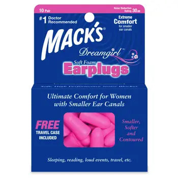 MACKS Dreamgirl earplugs 10 pairs