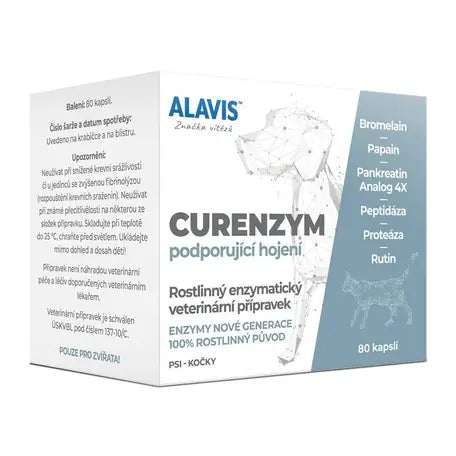 Alavis Curenzym promotes healing 80 capsules