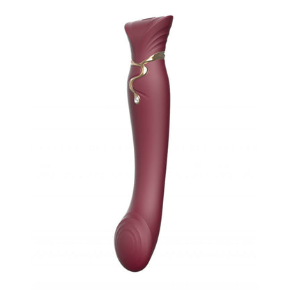 Zalo Queen Pulsewave Vibrator Wine Red
