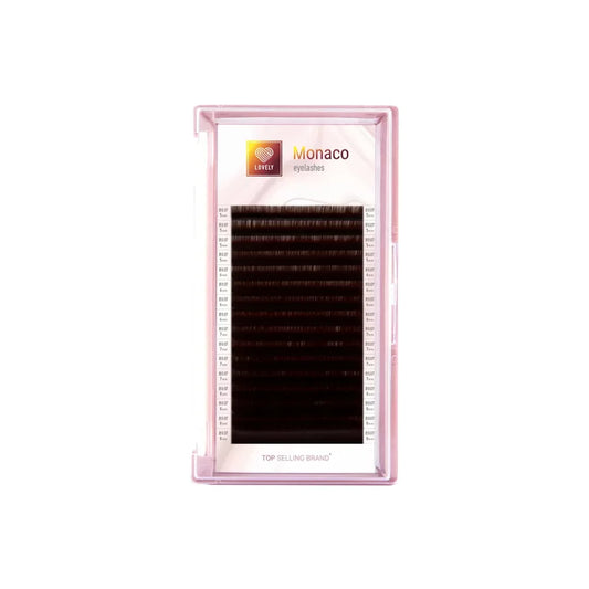 LOVELY artificial eyelashes Monaco L 0.10 mix 8-15 mm (16 lines)