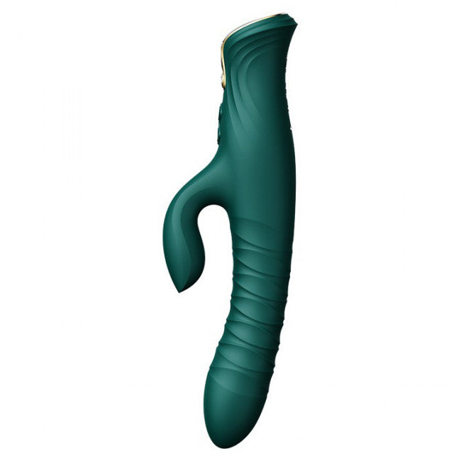 Zalo Mose Thrusting Rabbit Vibrator Green My Dr. XM Zalo Mose Thrusting Rabbit Vibrator Green My Dr. XM