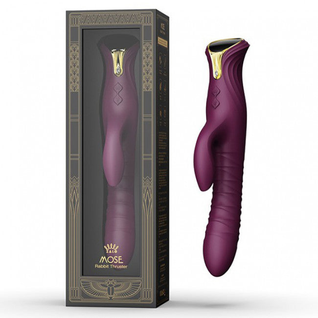 Zalo Mose Thrusting Rabbit Vibrator Purple  My Dr. XM