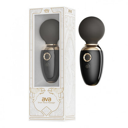 Zalo Ava Heating Mini Wand Vibrator with App Control Black