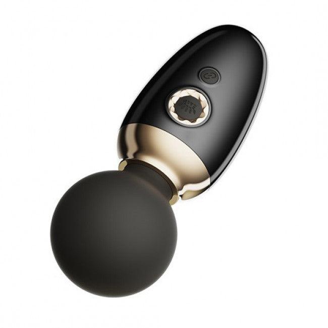 Zalo Ava Heating Mini Wand Vibrator with App Control Black