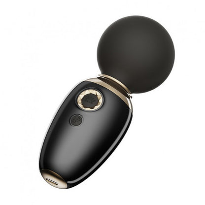 Zalo Ava Heating Mini Wand Vibrator with App Control Black