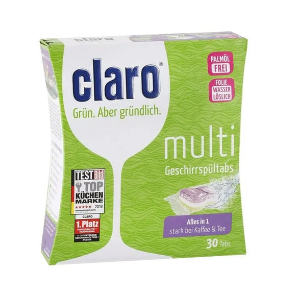 Claro ECO dishwasher tablets All-in-1 - 30 tablets