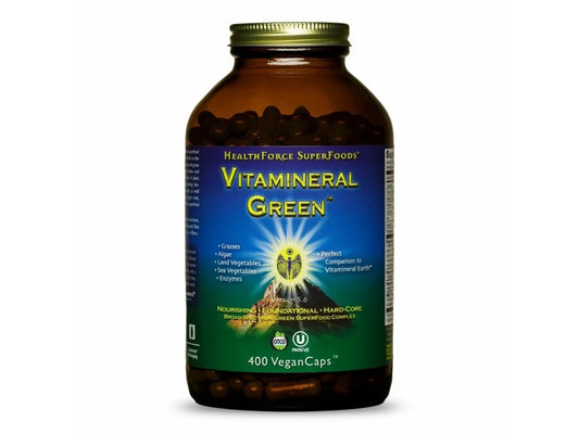 HealthForce Vitamineral Green ™, 400 Vegan caps