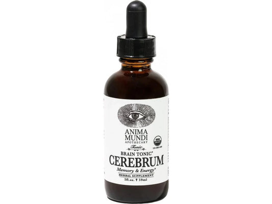 Anima Mundi Cerebrum Brain Tonic Memory & Energy herbal supplement, 59 ml