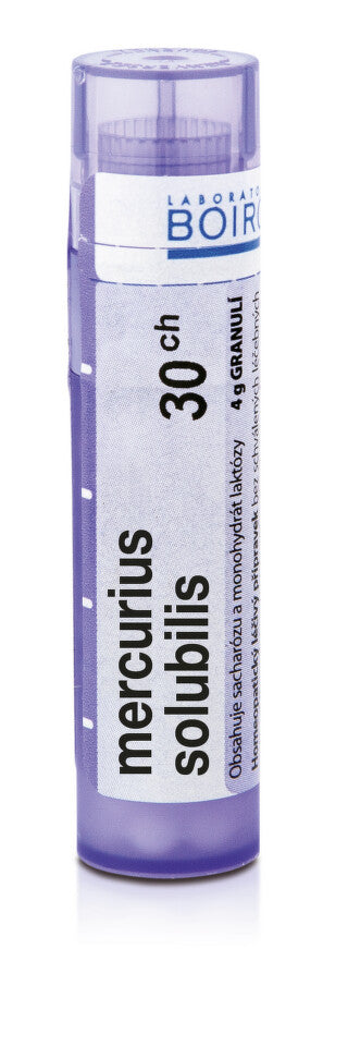 Boiron MERCURIUS SOLUBILIS 30CH granules 4 g