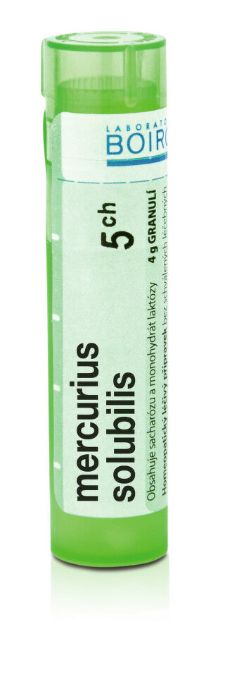 Boiron MERCURIUS SOLUBILIS 5CH granules 4 g