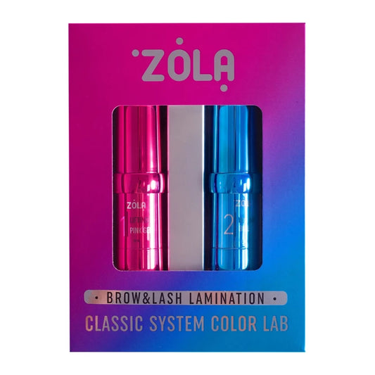 ZOLA eyebrow and eyelash lamination set Classic System Color Lab