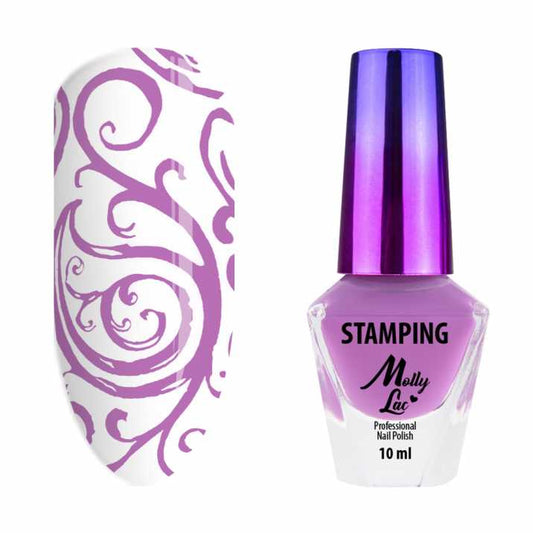 Mollylac nail stamping polish 06 pink, 10 ml