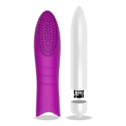 LateToBed Dotys Easy Quick Vibrating Bullet Silicone Purple