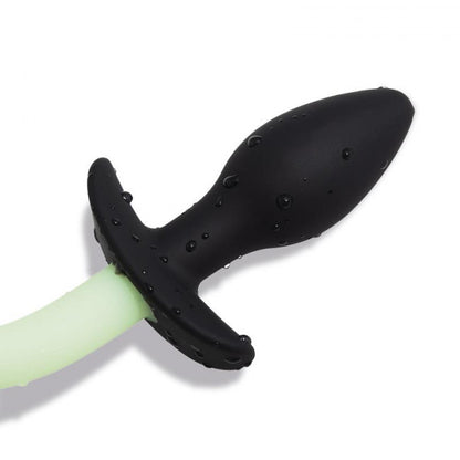 InToYou Shining Line Glow in the Dark Dog Tail Butt Plug