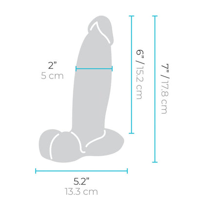 b-Vibe Slipskin Girthy 17.8cm Skin