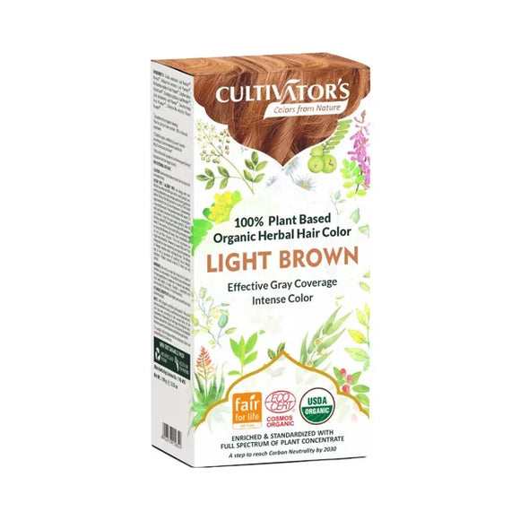 Cultivator's Organic Herbal Hair Color Light Brown