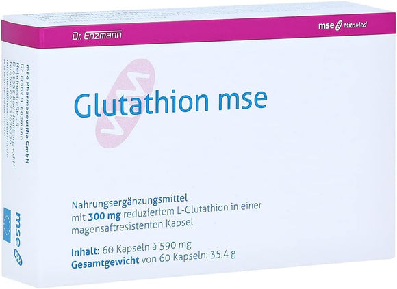Glutathione MSE 60 Enteric Resistant Capsules