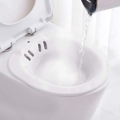 Toilet Sitz Bath Kit Portable Bidet Insert for Hemorrhoid Treatment, Pregnant Women and Elderly People