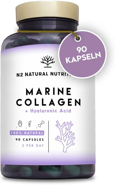 N2 Natural Nutrition Marine collagen + hyaluronic acid 90 capsules