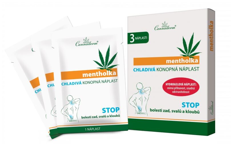 Cannaderm mentholka COOLING PATCH 3 pcs