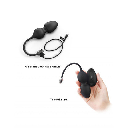 Dorcel Love Balls Vibrating Kegel Balls with Remote Control Black