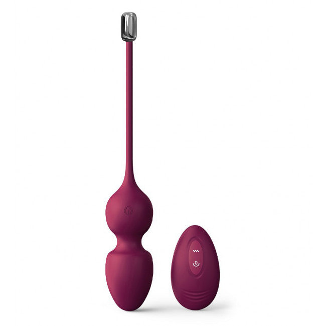 Dorcel Love Balls Vibrating Kegel Balls with Remote Control Plum