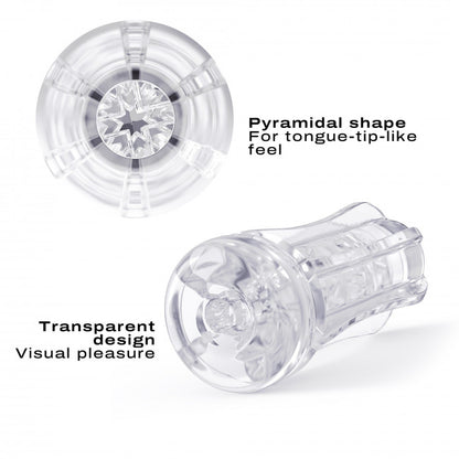Dorcel Deep Blow Extrem Sleeve for Masturbator Transparent