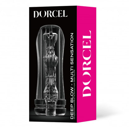 Dorcel Deep Blow Multi Sensation Sleeve for Masturbator Transparent