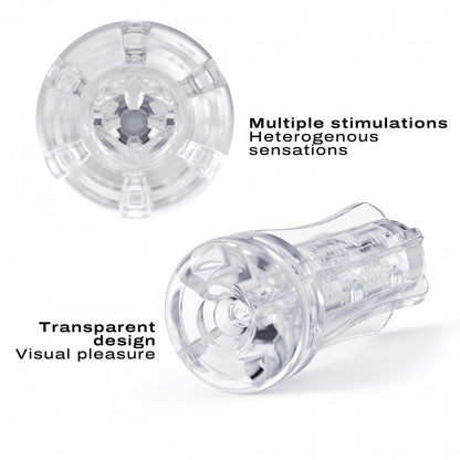 Dorcel Deep Blow Multi Sensation Sleeve for Masturbator Transparent