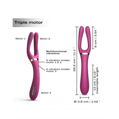 Dorcel Infinite Joy Multi Vibrator Plum